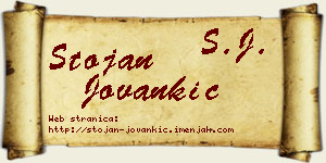 Stojan Jovankić vizit kartica